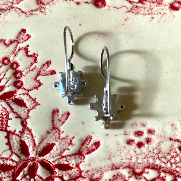 🥀Vintage🥀Mosaic Opal Earrings - Picture 3 of 3